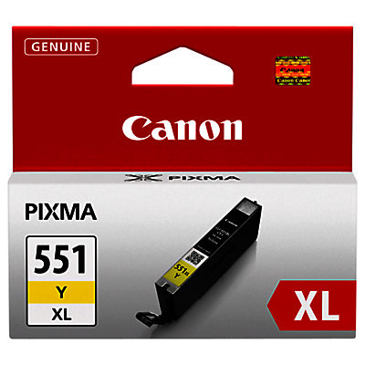Canon CLI-551XL Colour Inkjet Cartridge Yellow Canon CLI-551XL Colour Inkjet Cartridge Yellow